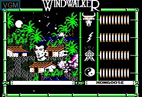 In-game screen of the game Windwalker on Apple II