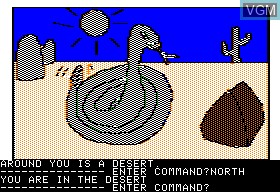 In-game screen of the game Wizard And The Princess on Apple II