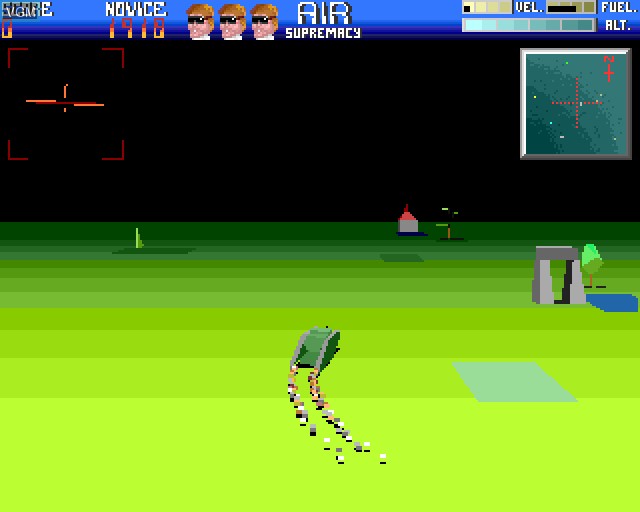 In-game screen of the game Air Supramecy on Acorn Archimedes