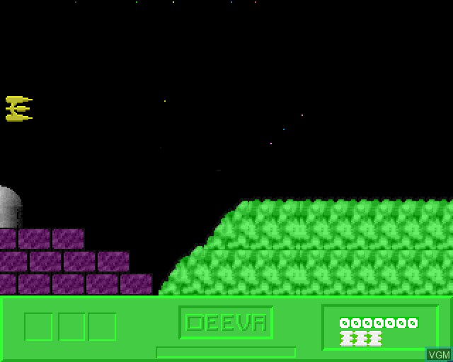 In-game screen of the game Deeva on Acorn Archimedes
