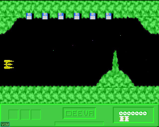 In-game screen of the game Deeva on Acorn Archimedes