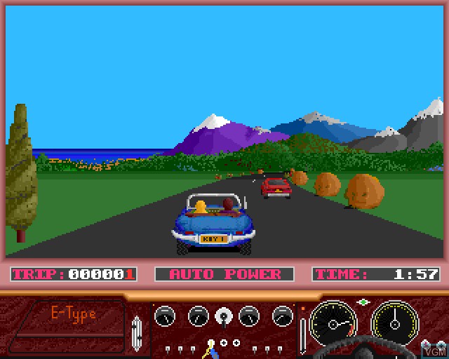 In-game screen of the game E-Type on Acorn Archimedes