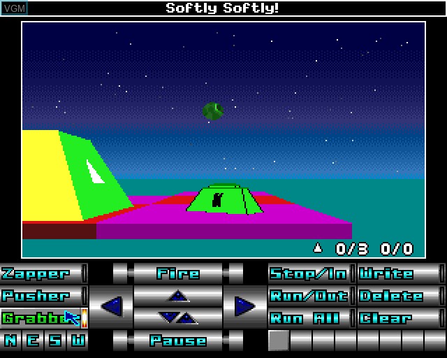 In-game screen of the game Tower of Babel on Acorn Archimedes