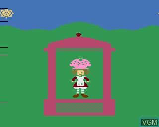 Title screen of the game Strawberry Shortcake - Musical Match-Ups on Atari 2600