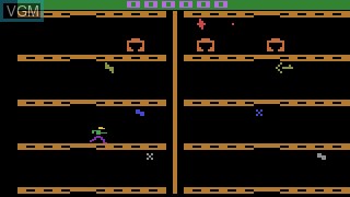In-game screen of the game Adventures of Tron on Atari 2600
