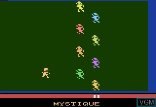 In-game screen of the game Bachelor Party on Atari 2600