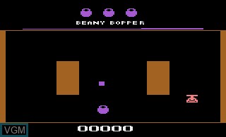 In-game screen of the game Beany Bopper on Atari 2600