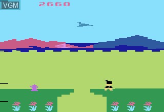 In-game screen of the game Bobby is Going Home on Atari 2600