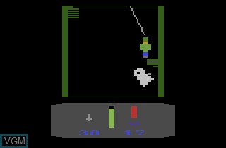 In-game screen of the game Ghostbusters II on Atari 2600