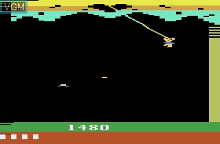 In-game screen of the game Mr. Postman on Atari 2600