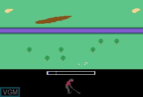In-game screen of the game My Golf on Atari 2600