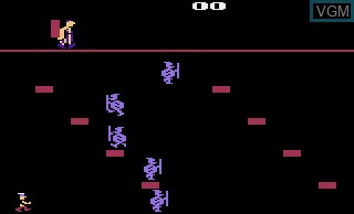 In-game screen of the game Obelix on Atari 2600