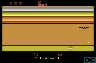 In-game screen of the game Off the Wall on Atari 2600