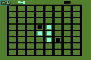 In-game screen of the game Othello on Atari 2600