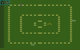 In-game screen of the game Space Attack on Atari 2600