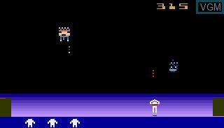 In-game screen of the game Space Cavern on Atari 2600