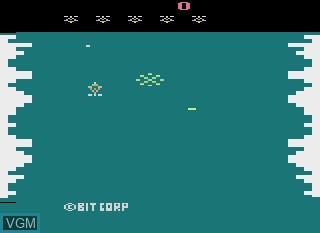 In-game screen of the game Space Tunnel on Atari 2600