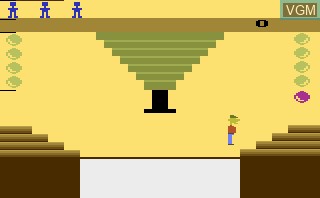 In-game screen of the game Squoosh on Atari 2600