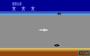 In-game screen of the game Star Fox on Atari 2600