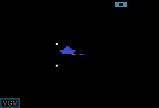 In-game screen of the game Star Ship - Outer Space on Atari 2600