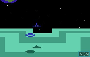 In-game screen of the game Star Strike on Atari 2600
