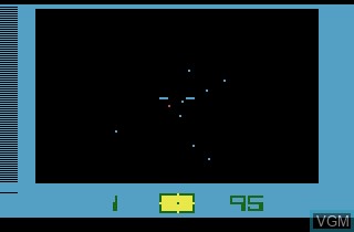 In-game screen of the game Star Voyager on Atari 2600