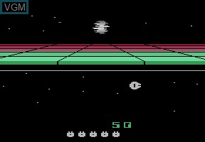 In-game screen of the game Star Wars - Death Star Battle on Atari 2600