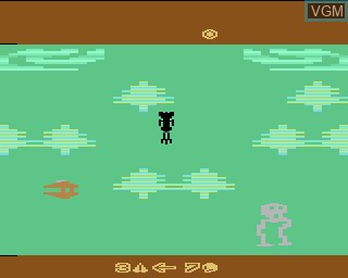 In-game screen of the game Star Wars - Ewok Adventure on Atari 2600