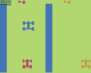 In-game screen of the game Street Racer - Speedway II on Atari 2600