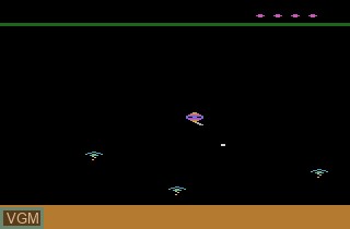 In-game screen of the game Stronghold on Atari 2600