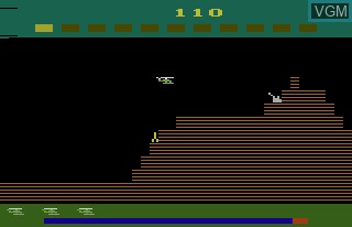 In-game screen of the game Super Cobra on Atari 2600