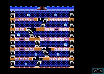 Title screen of the game Mr. Do's Castle on Atari 5200