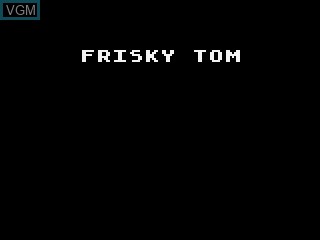 Title screen of the game Frisky Tom on Atari 5200