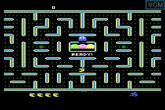 Menu screen of the game Jr Pac-Man on Atari 5200