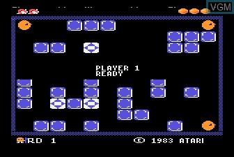 Menu screen of the game Pengo on Atari 5200