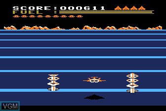 In-game screen of the game Buck Rogers - Planet of Zoom on Atari 5200