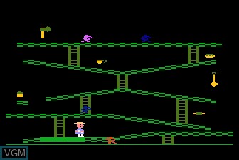 In-game screen of the game Miner 2049 on Atari 5200