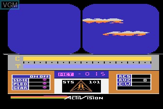 In-game screen of the game Space Shuttle - A Journey Into Space on Atari 5200