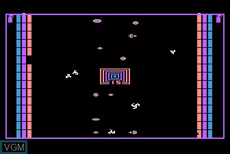 In-game screen of the game Xari Arena on Atari 5200
