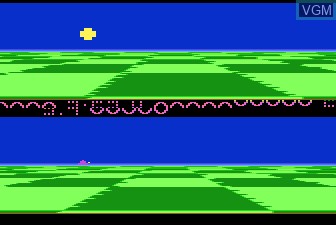 In-game screen of the game Ballblazer on Atari 5200