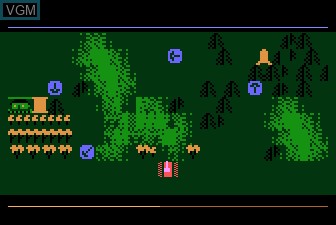 In-game screen of the game Countermeasure on Atari 5200