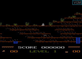 In-game screen of the game Mountain King on Atari 5200