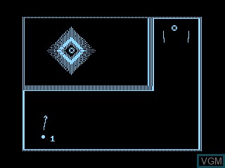 In-game screen of the game Miniature Golf on Atari 5200