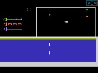 In-game screen of the game Star Trek - Strategic Operations Simulator on Atari 5200