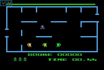 In-game screen of the game K-razy Shoot-Out on Atari 5200