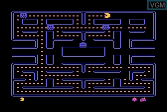 In-game screen of the game Pac-Man on Atari 5200