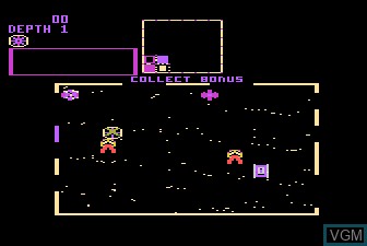 In-game screen of the game Space Dungeon on Atari 5200
