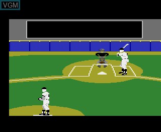 Menu screen of the game Pete Rose Baseball on Atari 7800