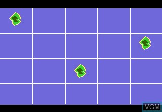 In-game screen of the game Gato on Atari 7800