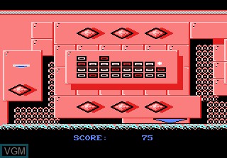 In-game screen of the game Jinks on Atari 7800